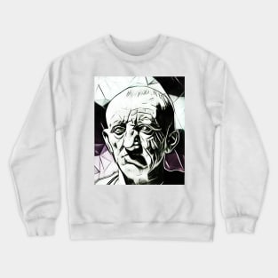 Cato the Elder Black And White Portrait | Cato the Elder Artwork 3 Crewneck Sweatshirt